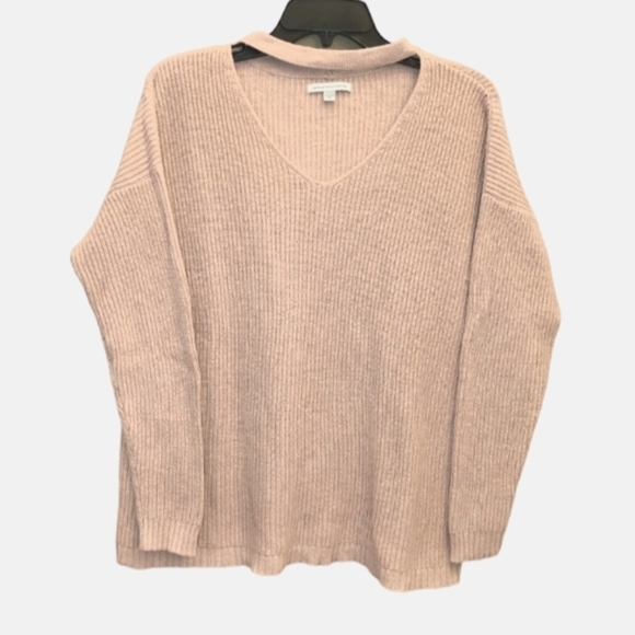 American Eagle Outfitters Large choker neck cutout wool blend pink - Picture 5 of 11